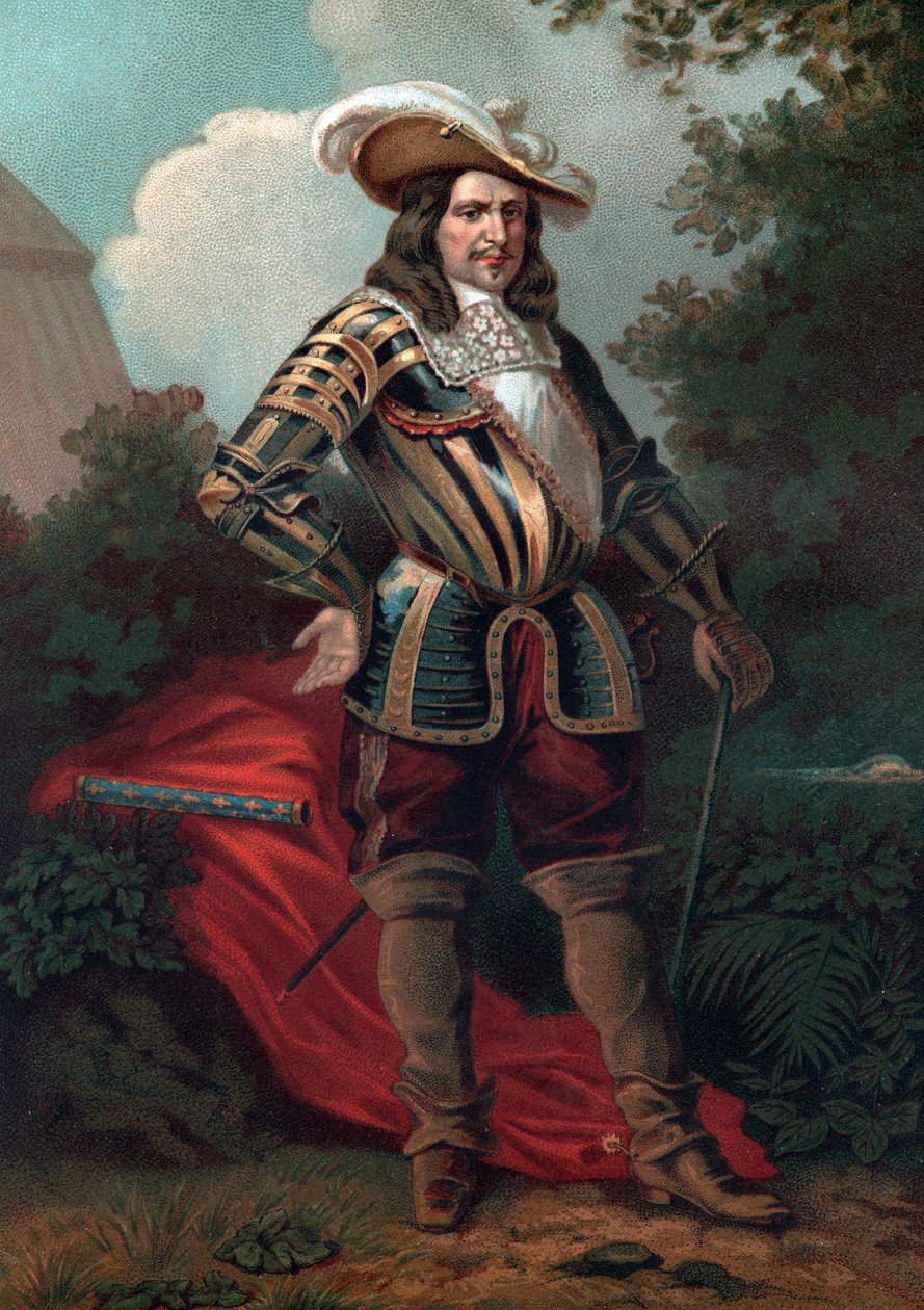 Muotokuva Henri de La Tour dAuvergnesta, Vicomte de Turenne (1611-1675), Ranskan marsalkka. tekijältä French School