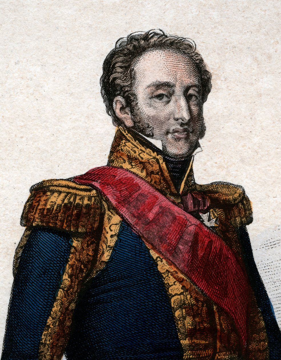Muotokuva Louis Gabriel Suchetista (1770-1826), 1. Duc dAlbufera ja Ranskan marsalkka. tekijältä French School