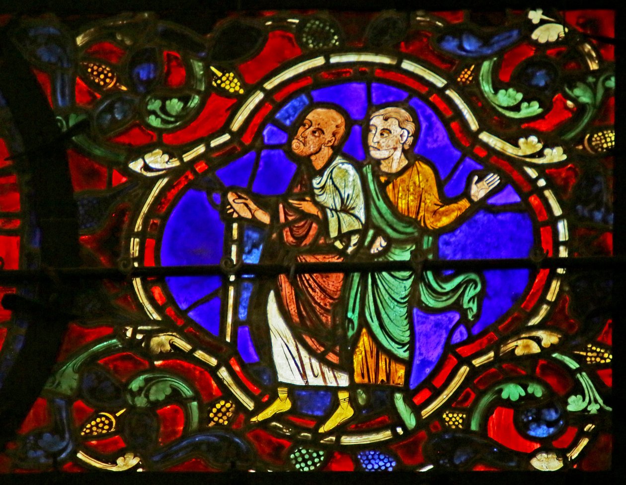 Eksena mula sa Buhay ni St. Martin, Chartres Cathedral finn tekijältä French School