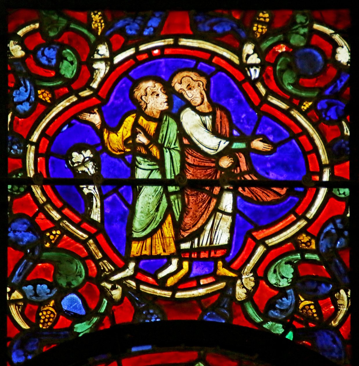 Eksena mula sa Buhay ni St. Martin, Chartres Cathedral finn tekijältä French School