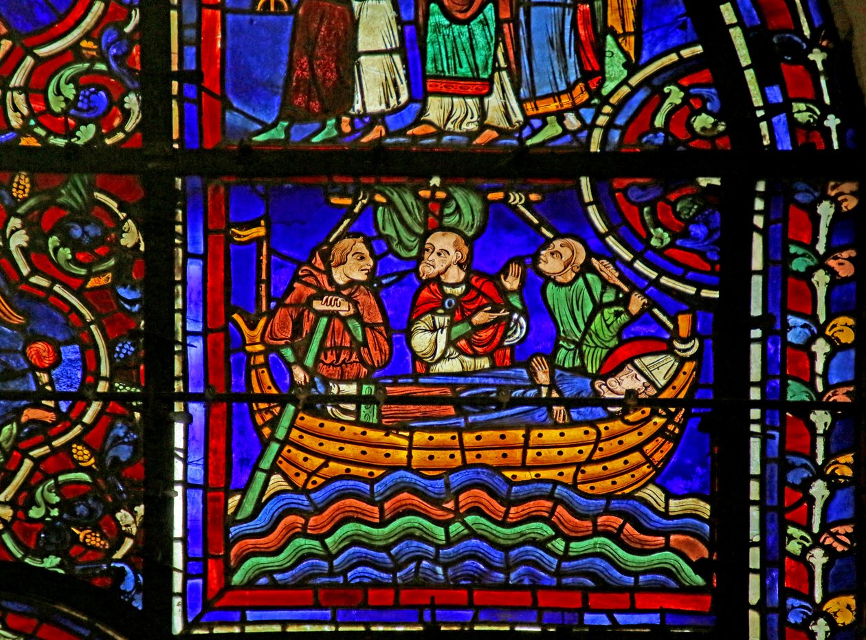 Eksena mula sa Buhay ni St. Martin, Chartres Cathedral finn tekijältä French School