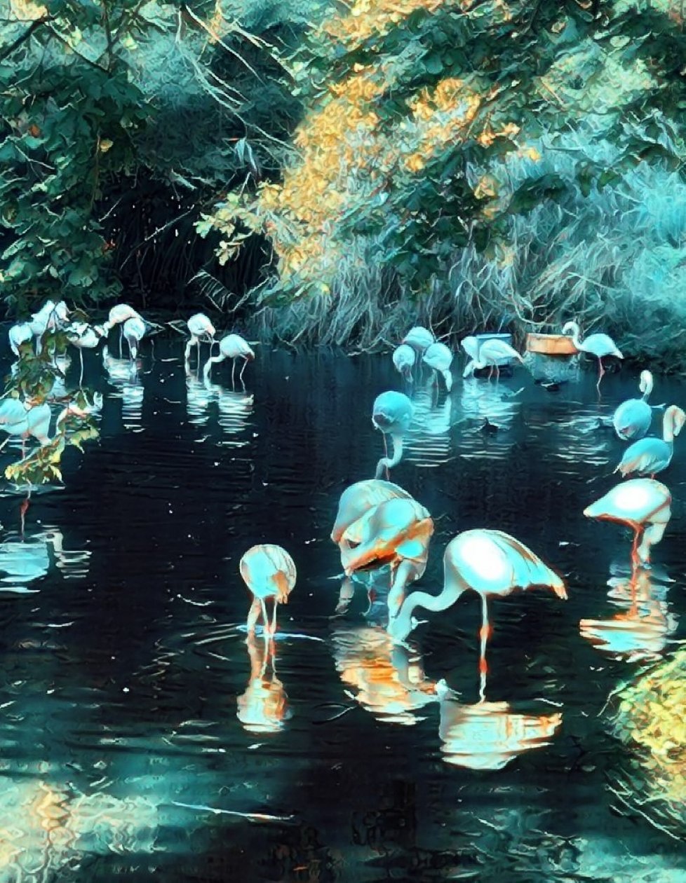 Flamingot. tekijältä Margareta Uliarte