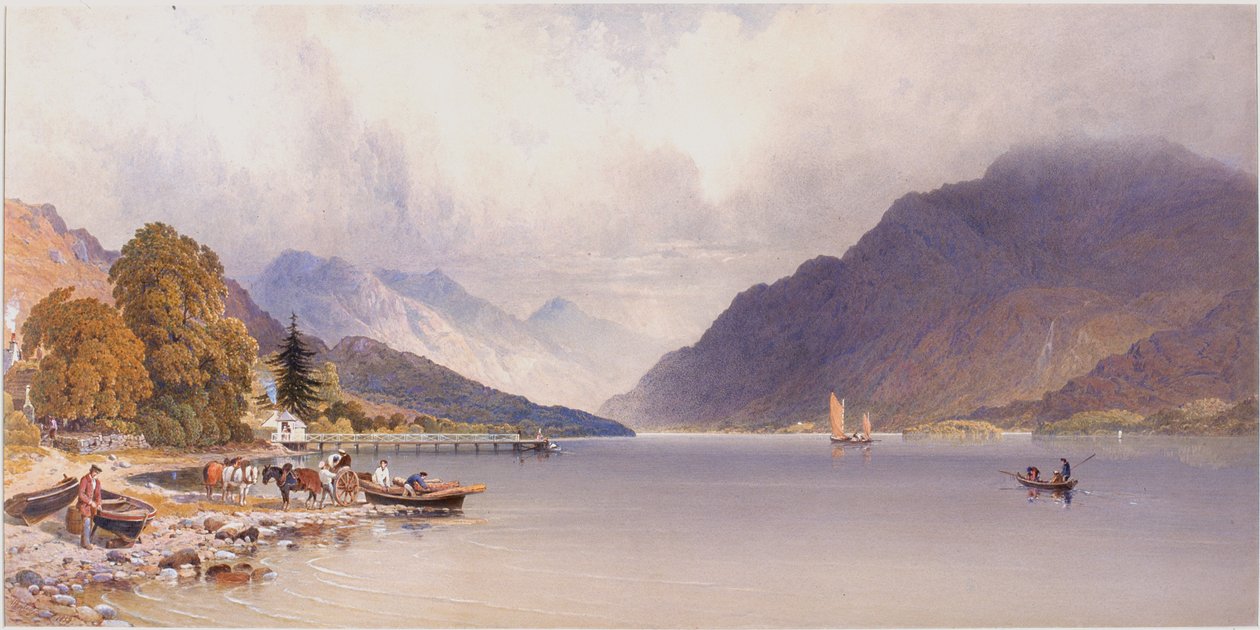 Lussin laituri, Loch Lomond (vartalon väri) tekijältä Aaron Edwin Penley