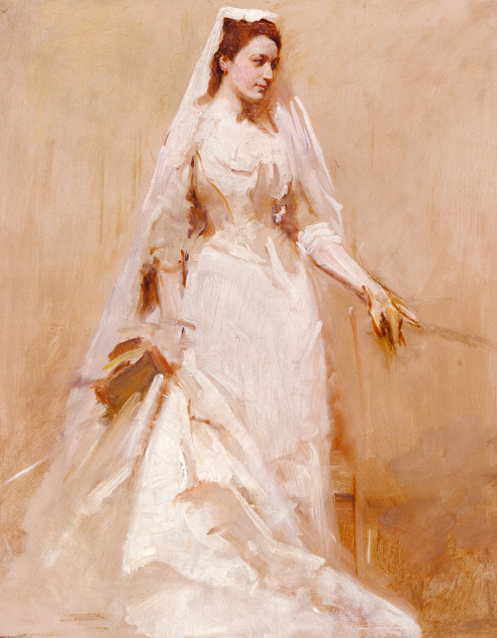Morsian, n. 1895. tekijältä Abbott Handerson Thayer