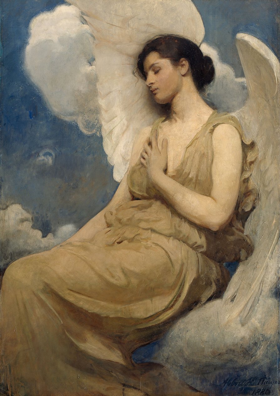 Italian: Winged Figure tekijältä Abbott Handerson Thayer
