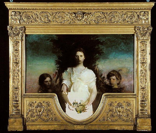 Lapseni, n. 1896-1910 (öljy kankaalle) tekijältä Abbott Handerson Thayer