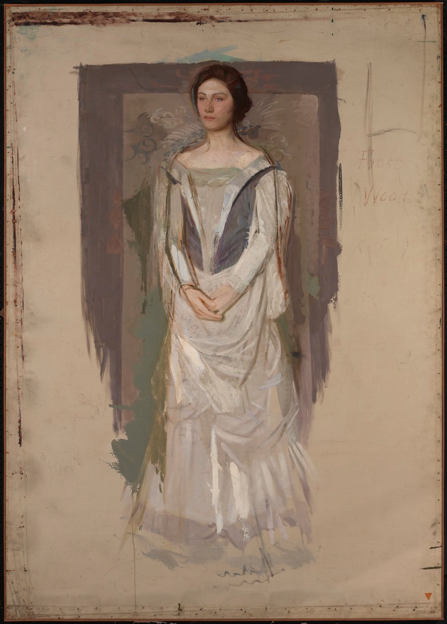 Seisova nainen tekijältä Abbott Handerson Thayer