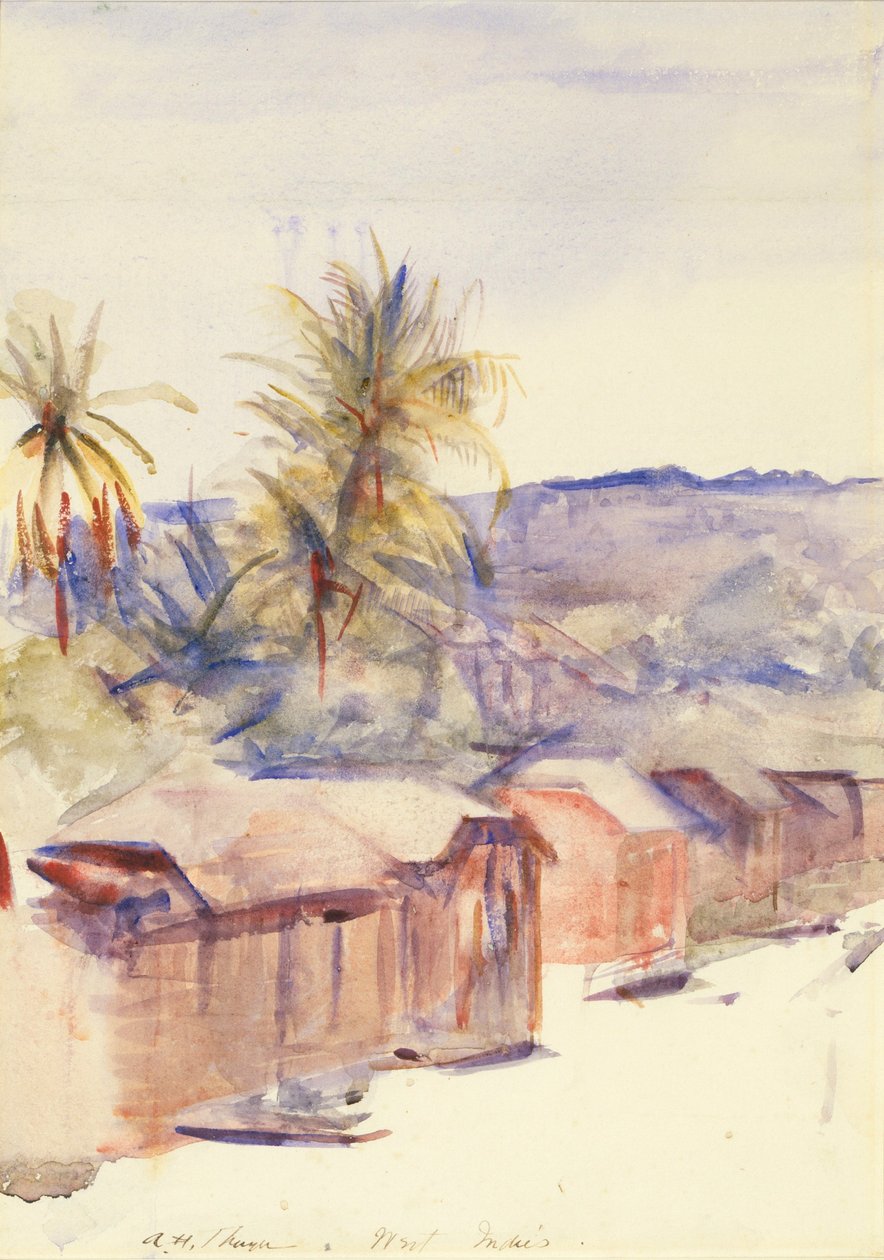 Village Street, Dominica tekijältä Abbott Handerson Thayer