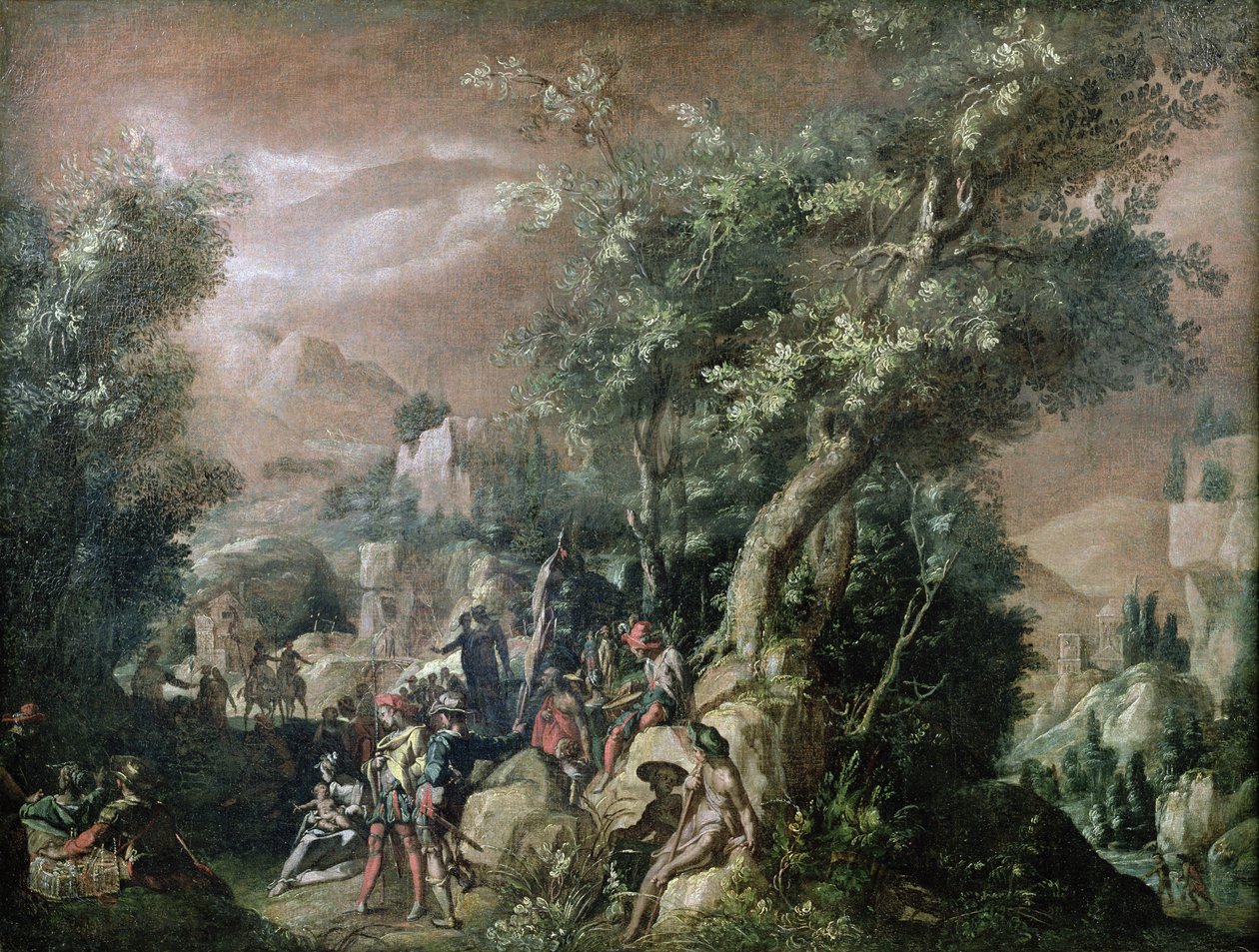 Johannes Kastajan saarna tekijältä Abraham Bloemaert