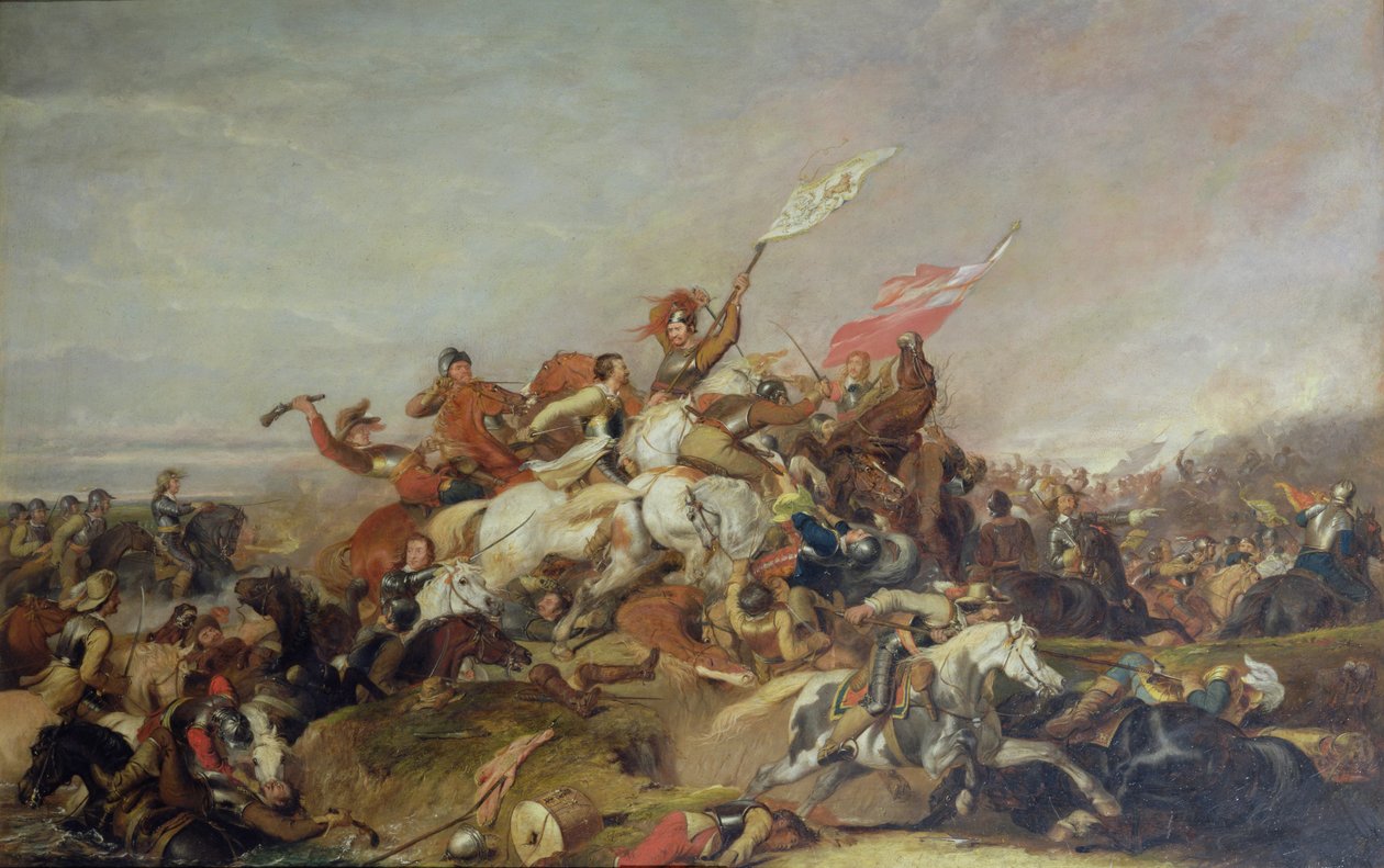 Marston Moorin taistelu 1644, 1819 tekijältä Abraham Cooper