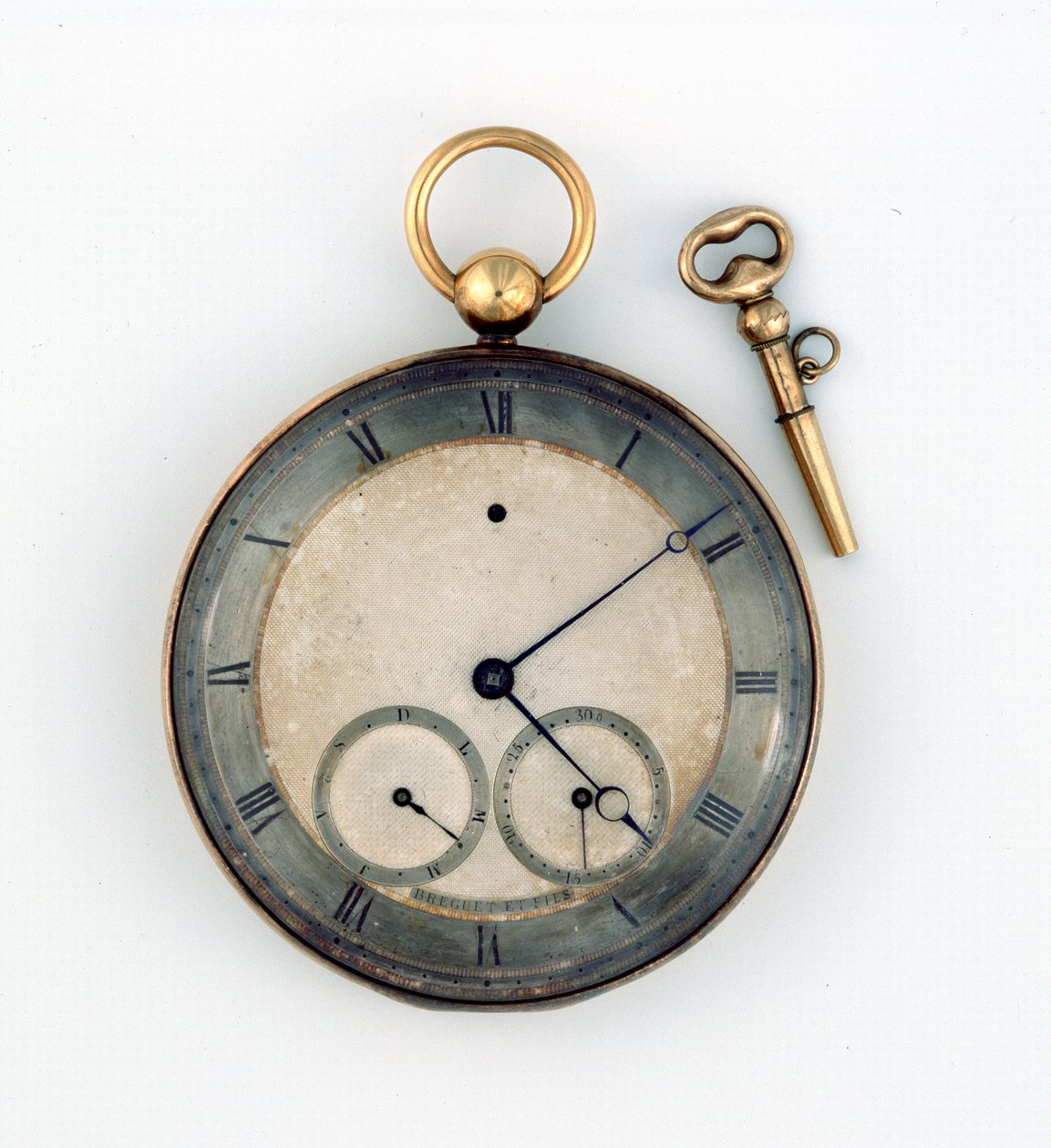 Napoleonin omistama kultakello avaimella, n. 1815 (kulta ja muu metalli) tekijältä Abraham Louis Breguet