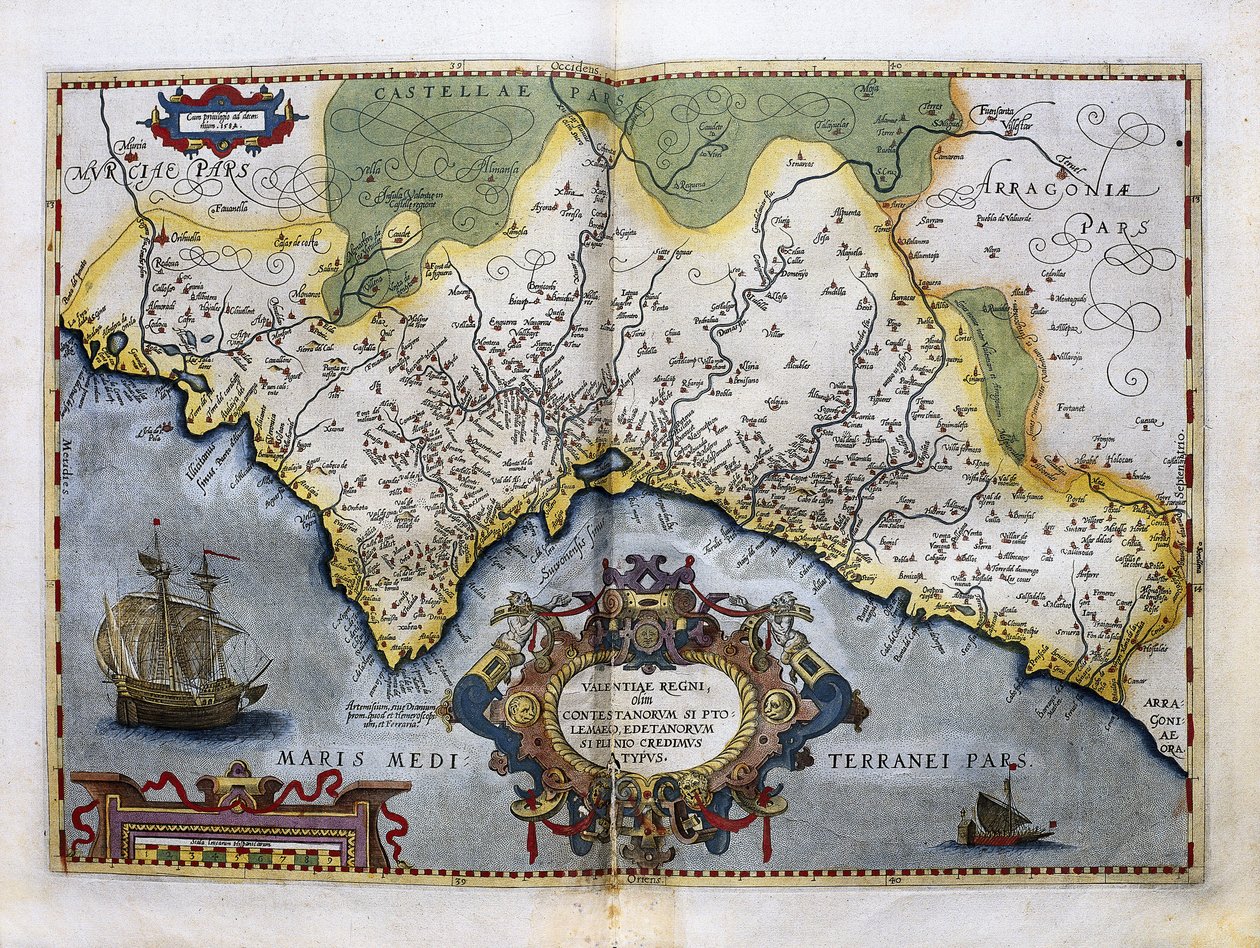 Theatrum Orbis Terrarum tekijältä Abraham (after) Ortelius