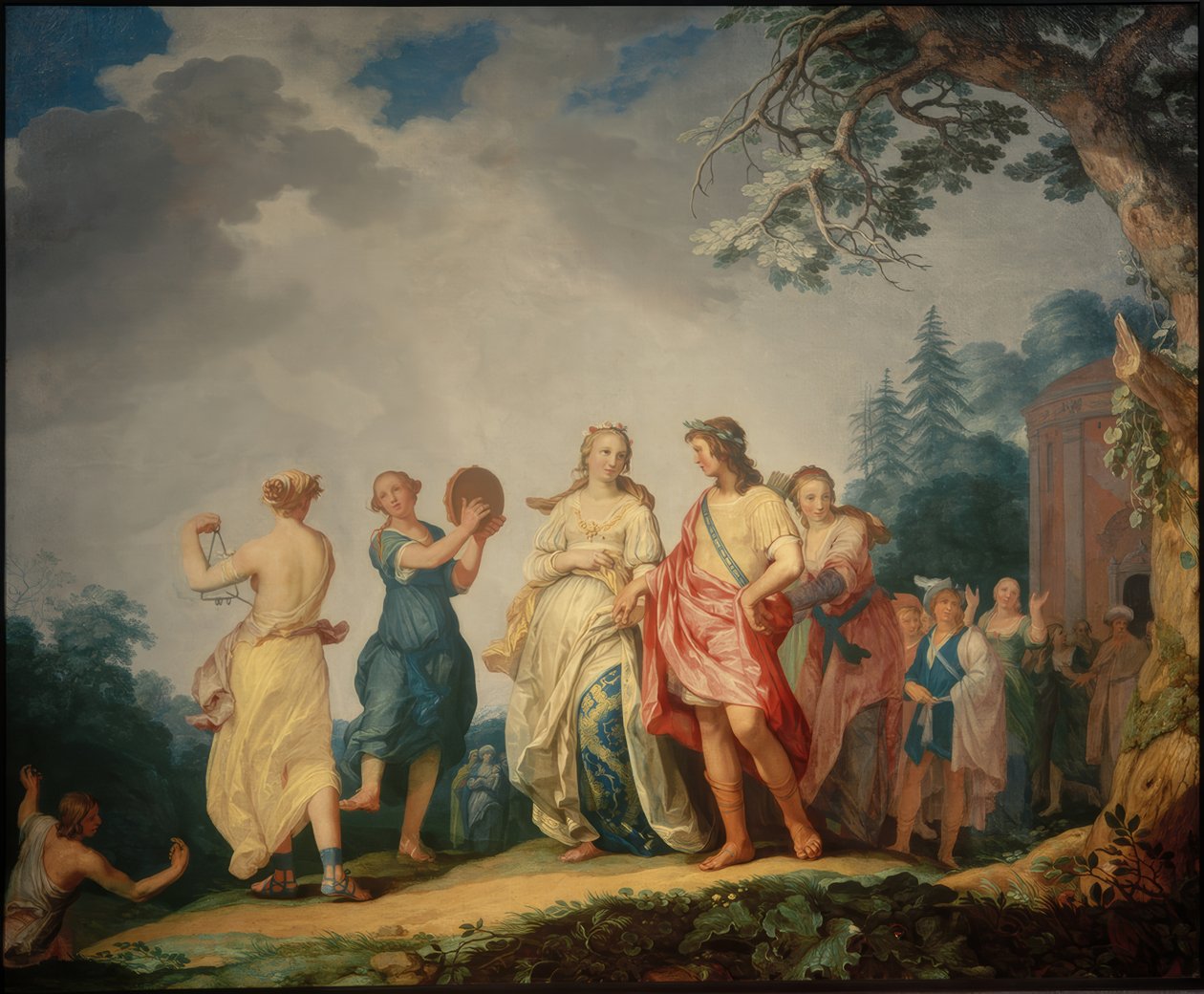 Amaryllis ja Mirtillo tekijältä Abraham Bloemaert