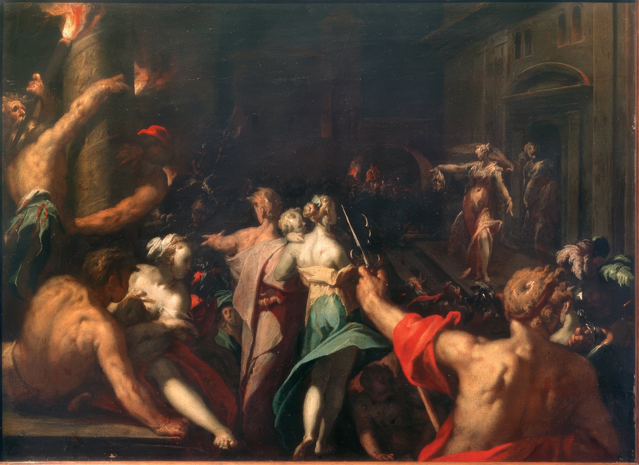 Judith näyttää Holofernesin päätä tekijältä Abraham Bloemaert