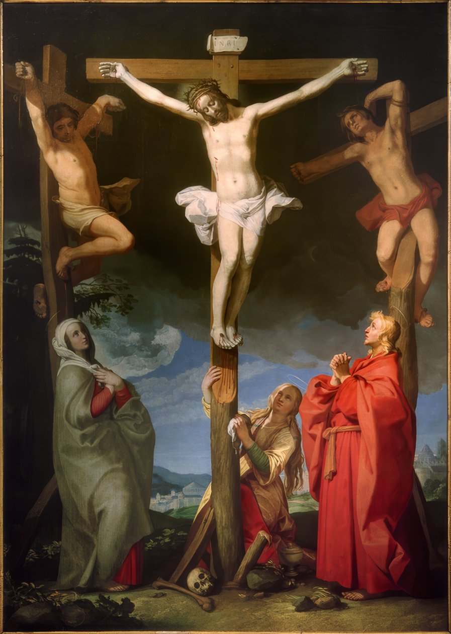 Kristuksen ristiinnaulitseminen tekijältä Abraham Bloemaert