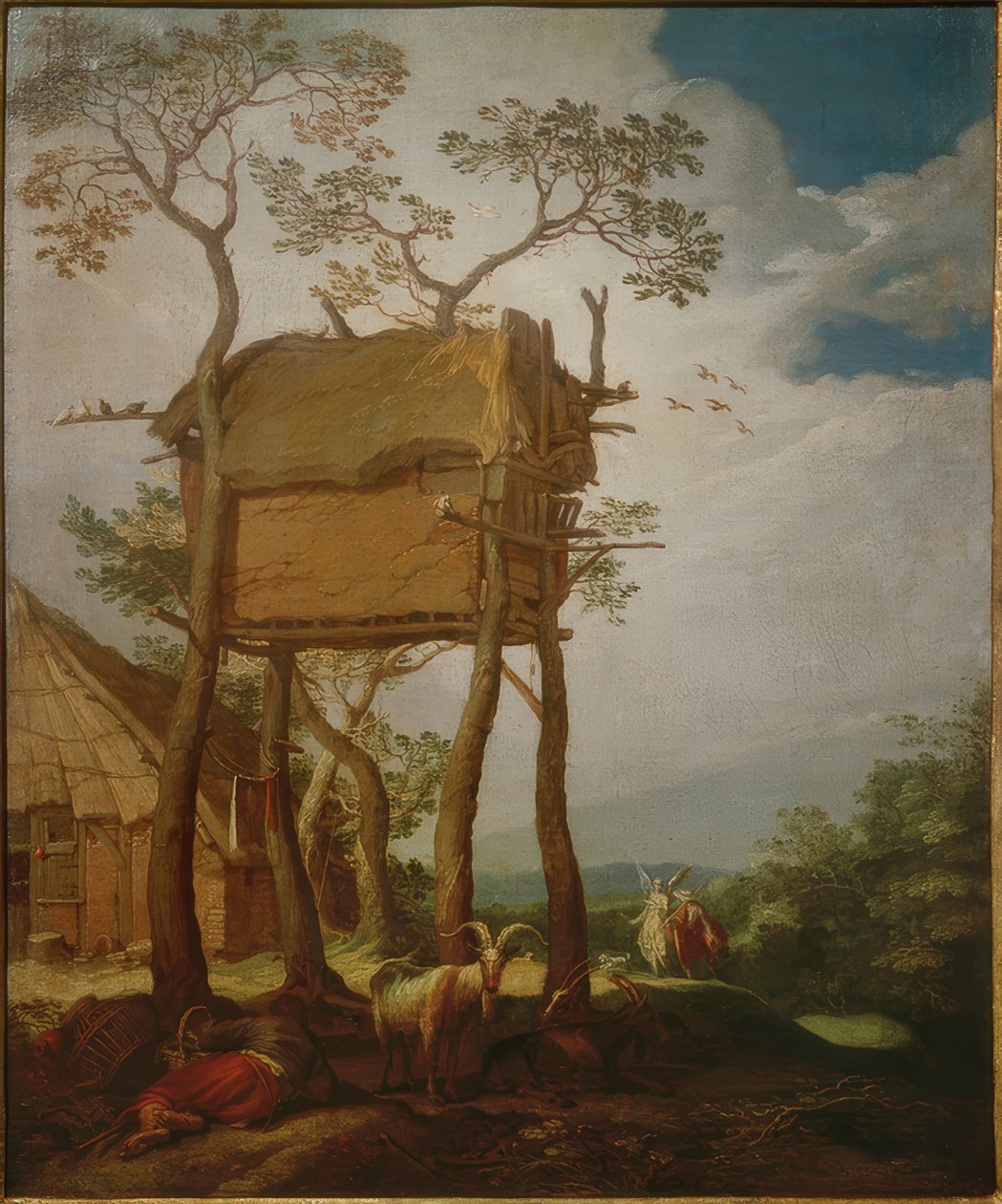 Maisema Tobiaksen ja enkelin kanssa tekijältä Abraham Bloemaert