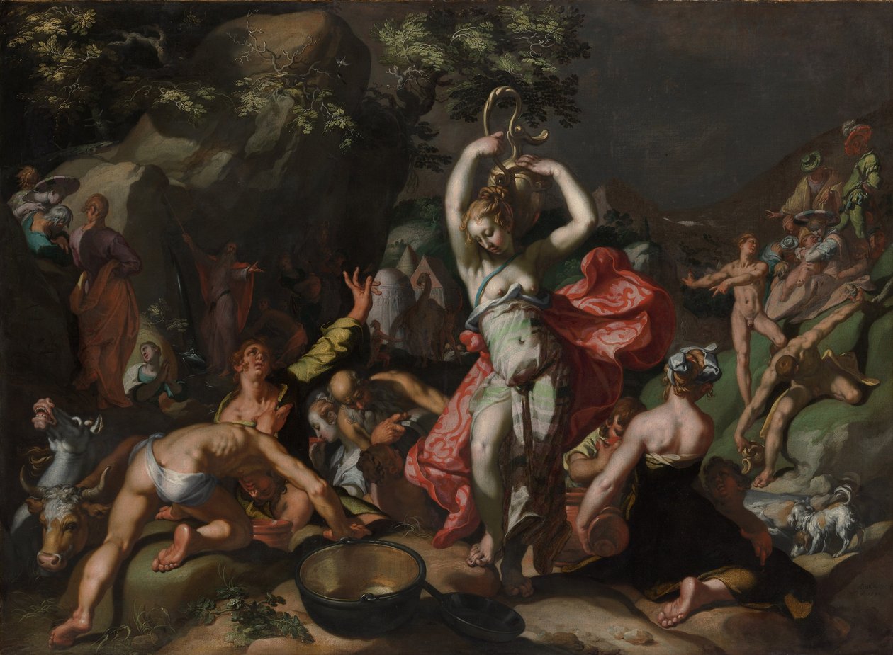 Mooses iskee kallioon tekijältä Abraham Bloemaert