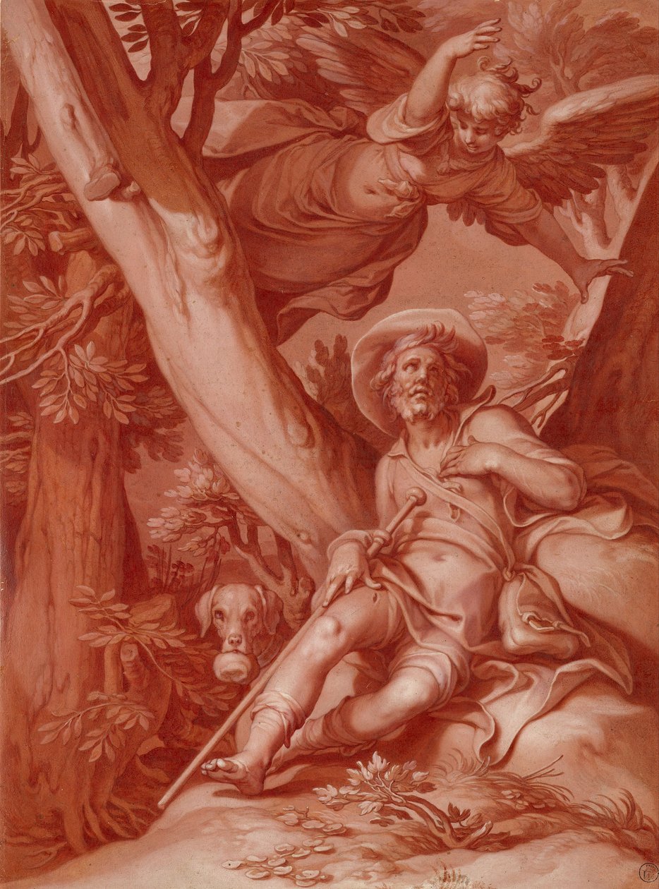 St. Roch tekijältä Abraham Bloemaert
