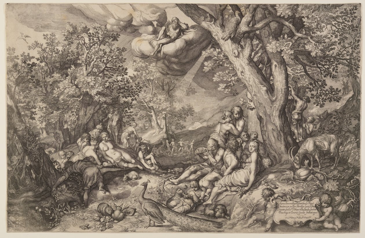 Kultainen aikakausi tekijältä Abraham Bloemaert