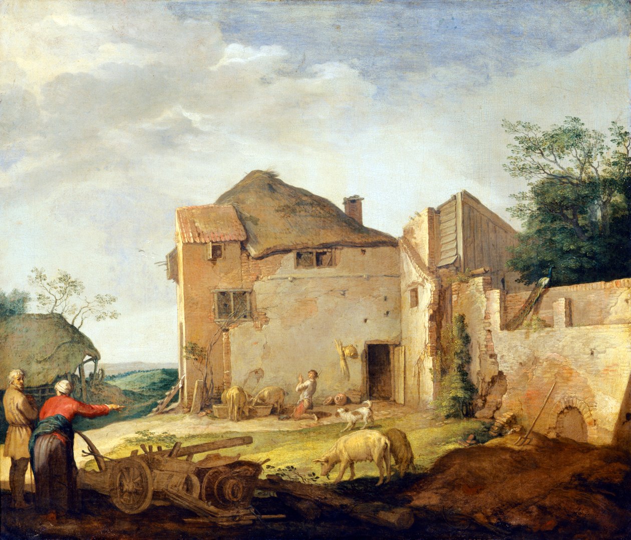 Tuhlaajapoika sikalaumana tekijältä Abraham Bloemaert