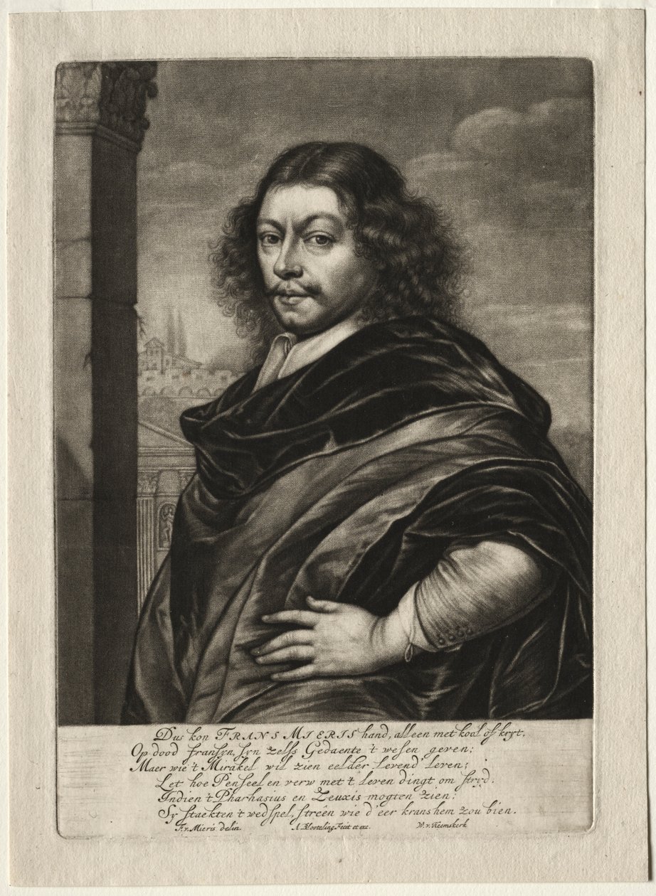 Frans van Mieris I tekijältä Abraham Blooteling