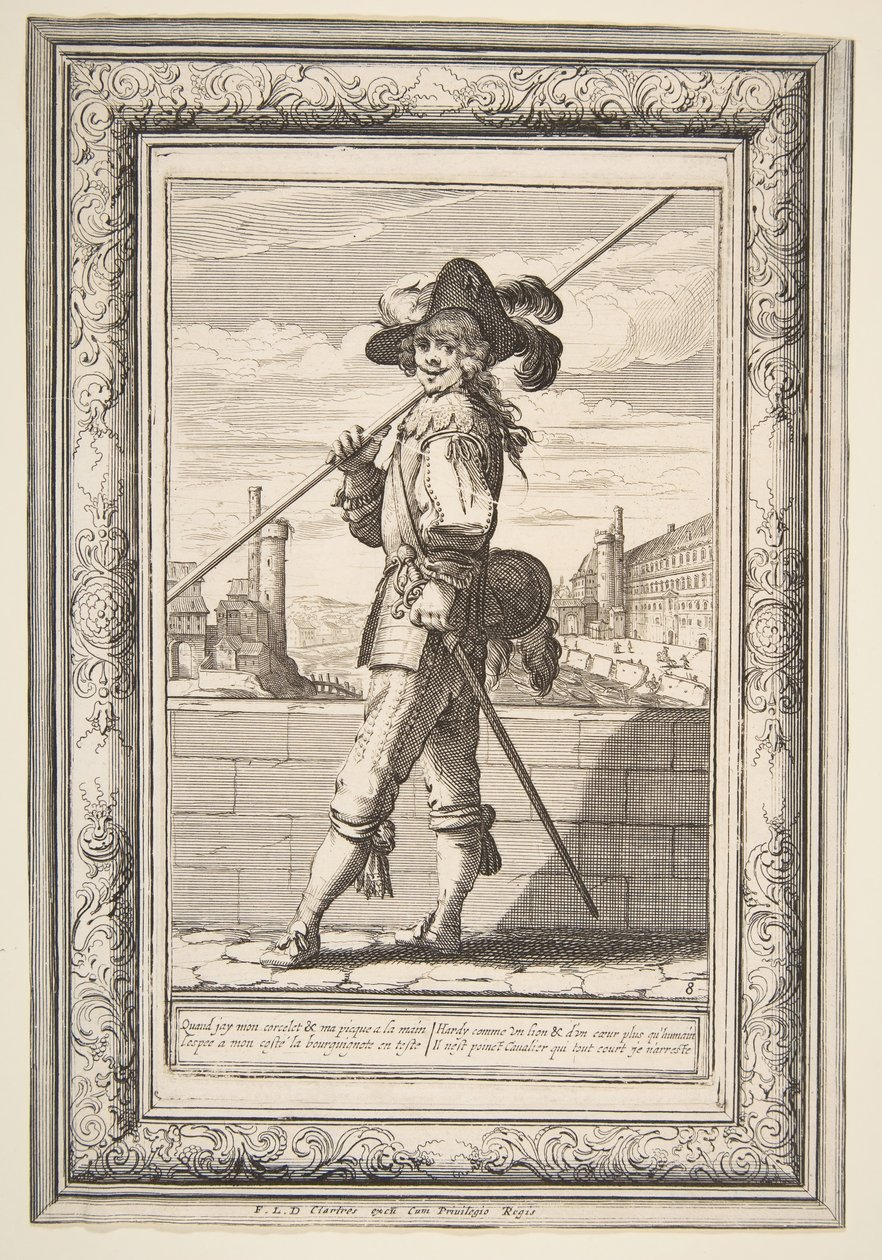 Piqueman, 1632. tekijältä Abraham Bosse