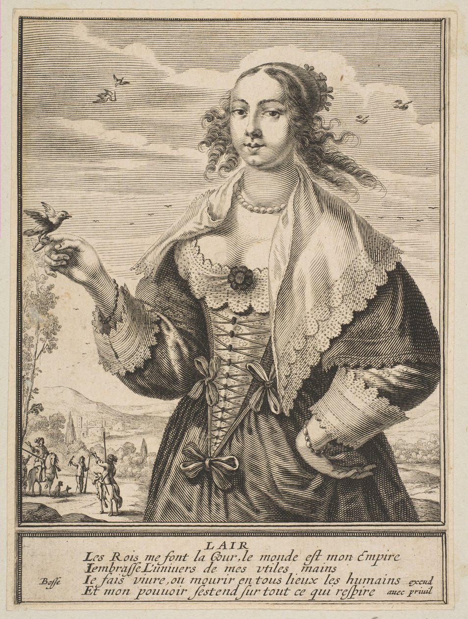 Ilma, 1630. tekijältä Abraham Bosse
