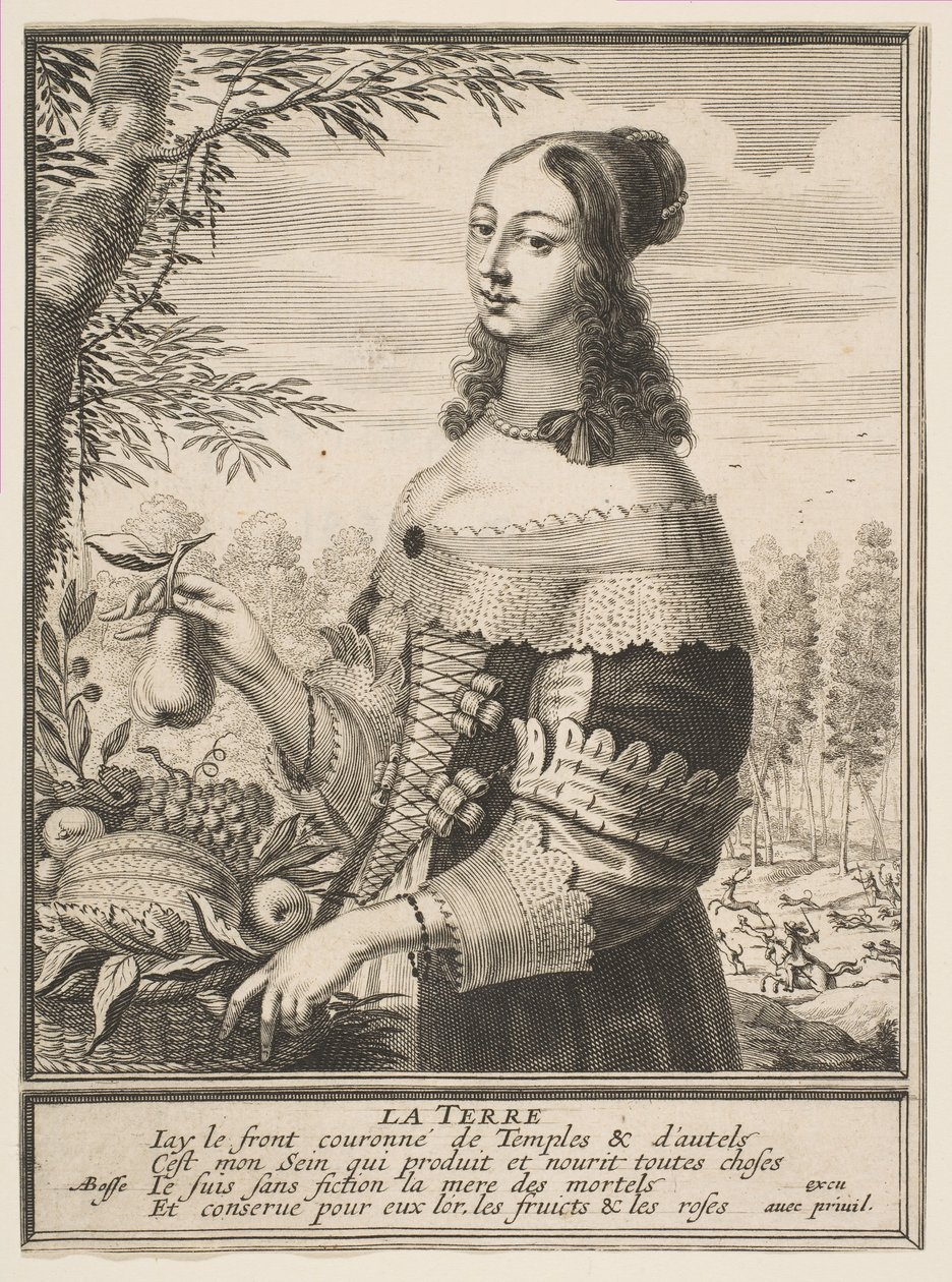 Maa, 1630. tekijältä Abraham Bosse