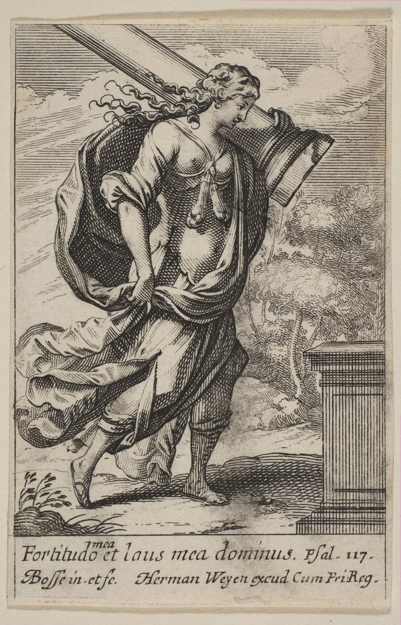Fortitude, 1636. tekijältä Abraham Bosse