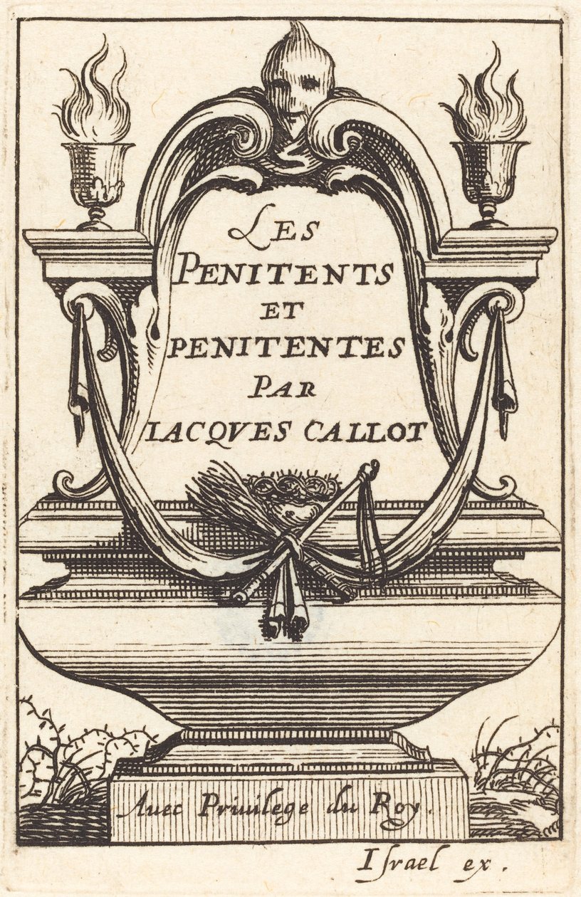 Callotin "The Penitents" -elokuva tekijältä Abraham Bosse