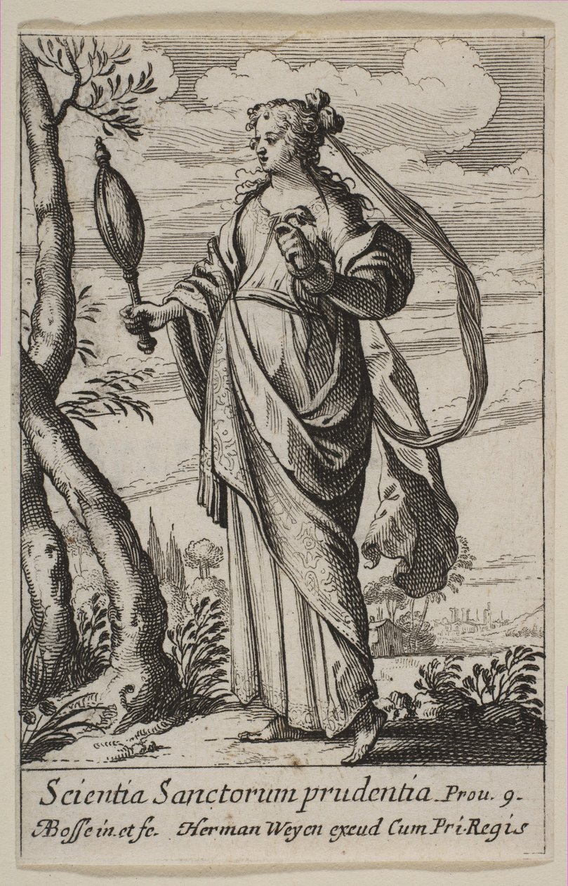 Prudence, 1636. tekijältä Abraham Bosse