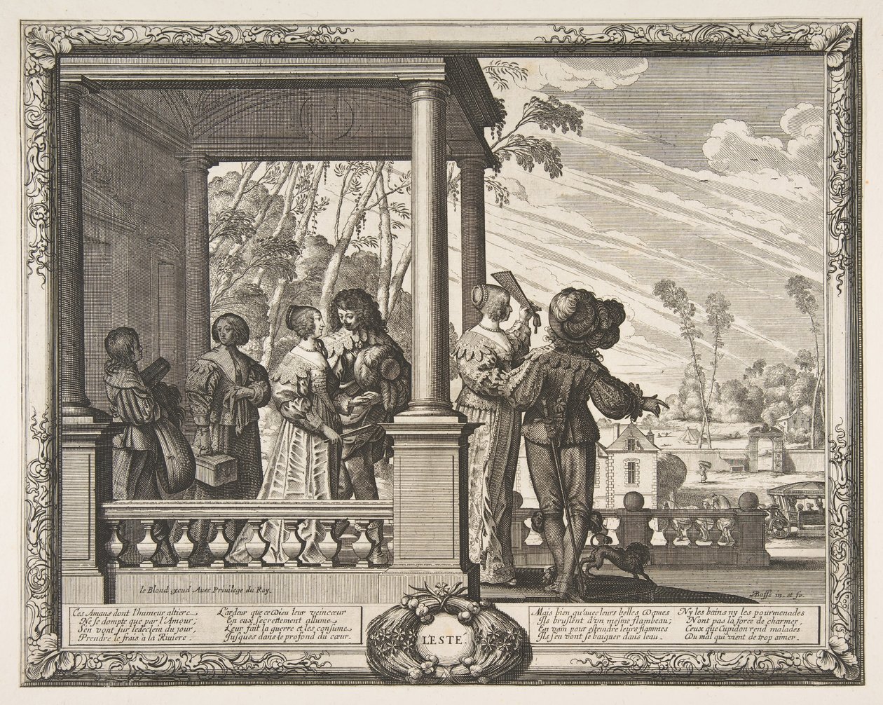 Kesä Kesä, n. 1637. tekijältä Abraham Bosse