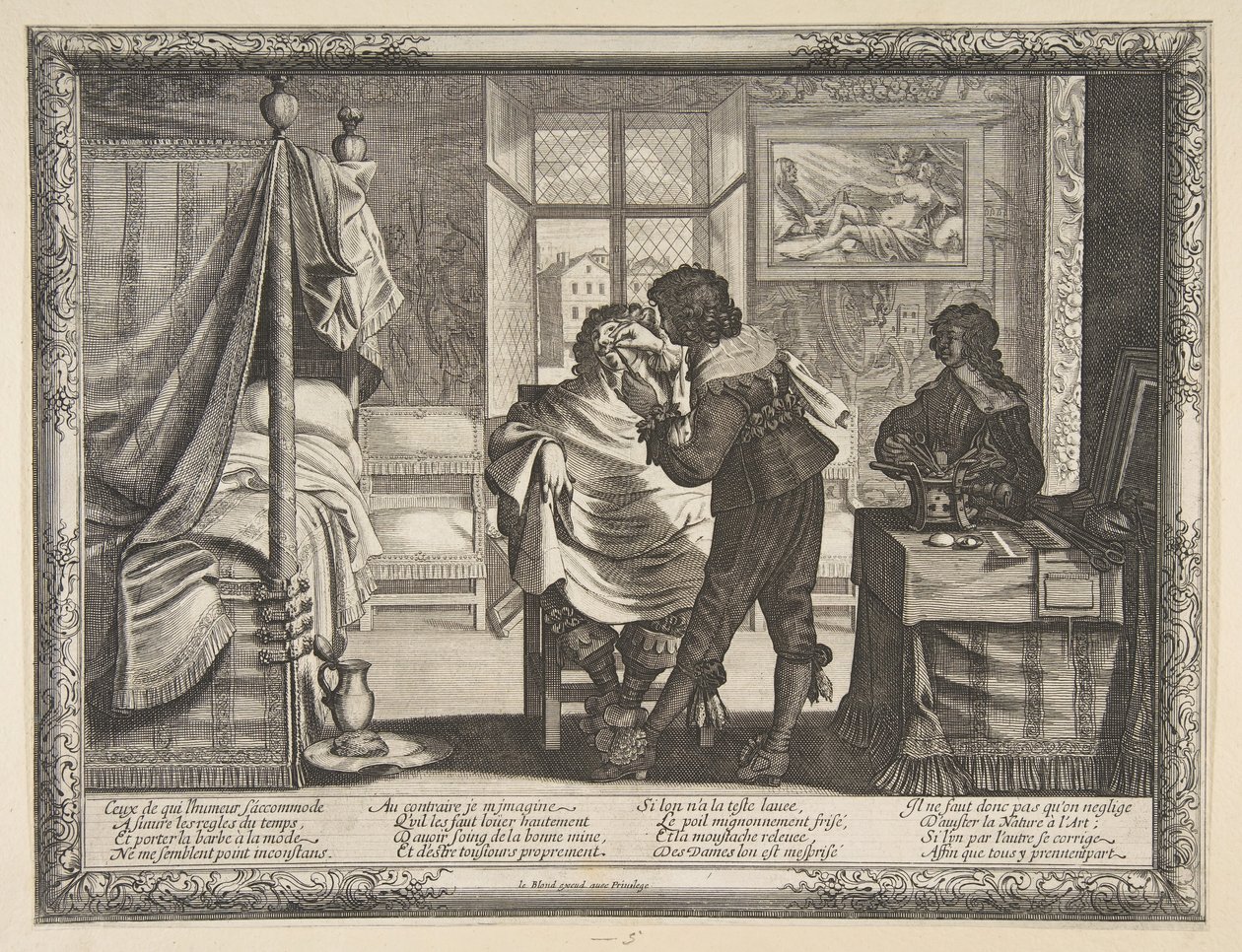 Parturi Parturi, n. 1632-33. tekijältä Abraham Bosse