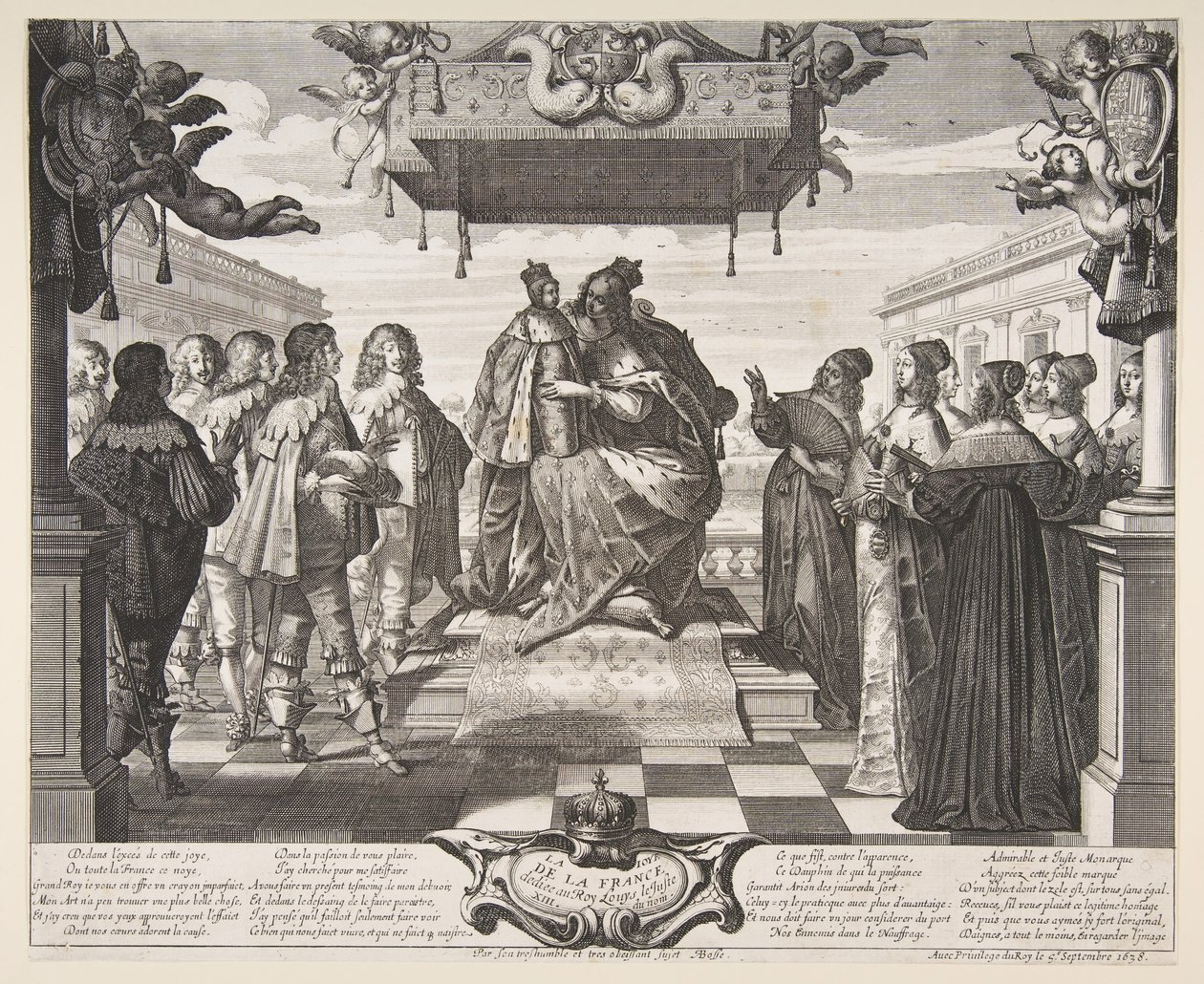 Ranskan ilo, 1638. tekijältä Abraham Bosse