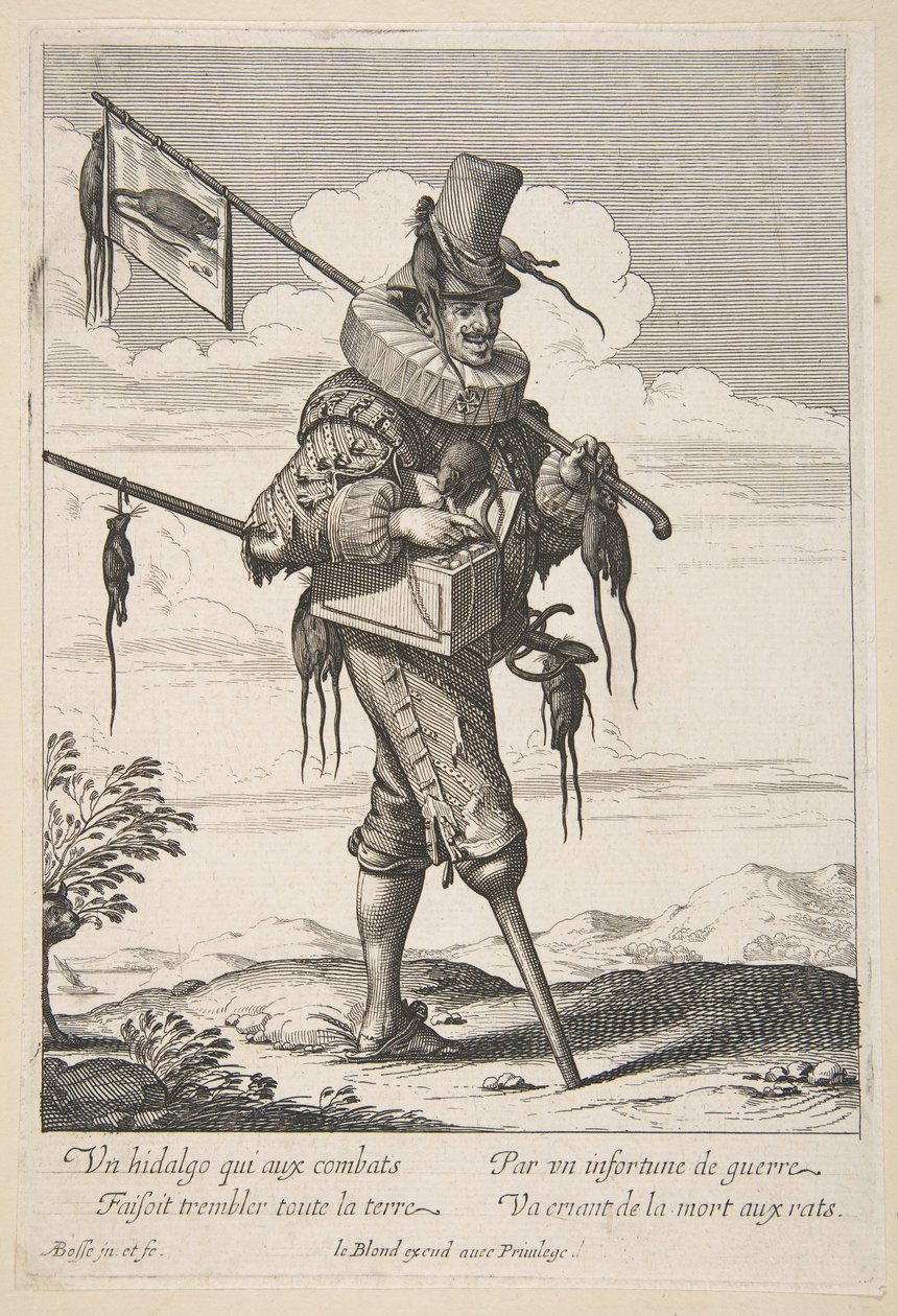 Ratcatcher, 1600-luvun puolivälistä loppupuolelle. tekijältä Abraham Bosse