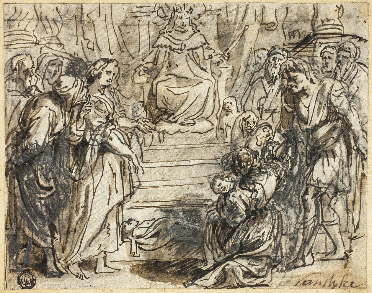 Salomonin tuomio tekijältä Abraham Jansz. van Diepenbeeck