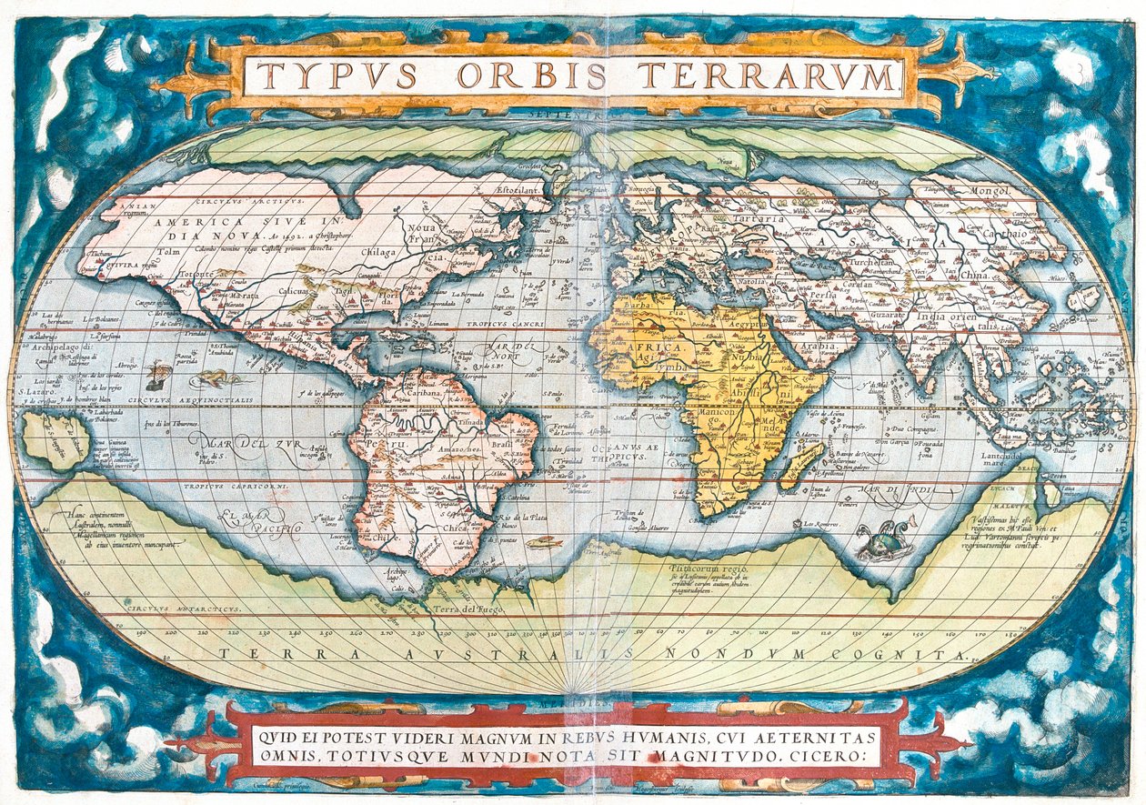 Maailma tekijältä Abraham Ortelius