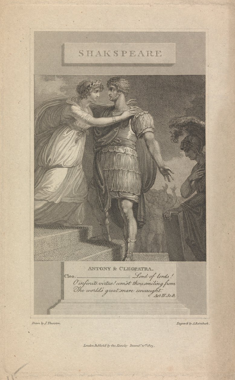 Antonius ja Kleopatra Act IV Sc. 8 tekijältä Abraham Raimbach