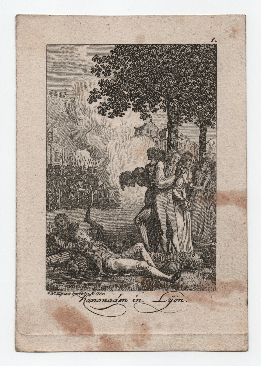 Cannonades Lyonissa tekijältä Abraham Wolfgang Küffner