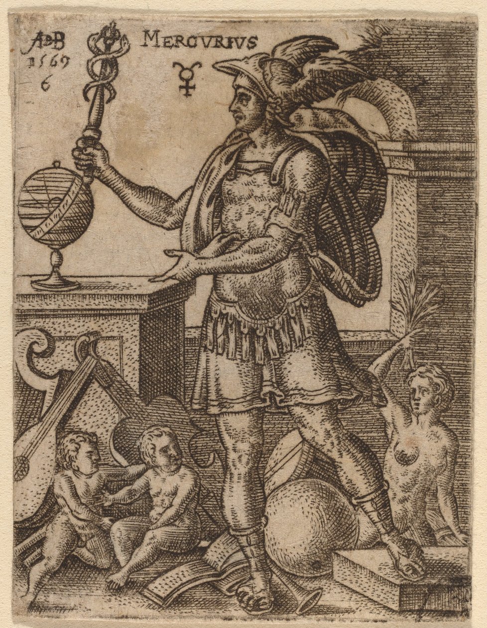 Merkurius tekijältä Abraham de Bruyn