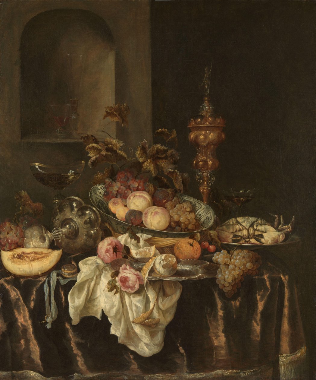 Asetelma tekijältä Abraham van Beyeren (attributed to)