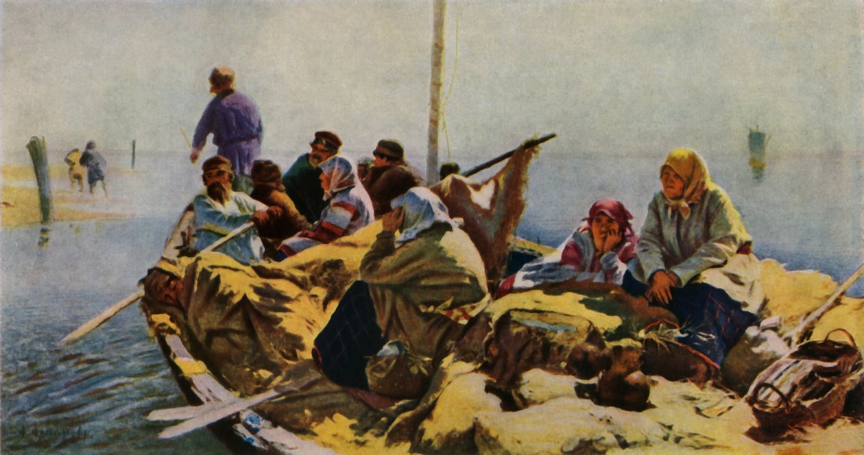 "Oka-joella", 1890, 1965. tekijältä Abram Arkhipov