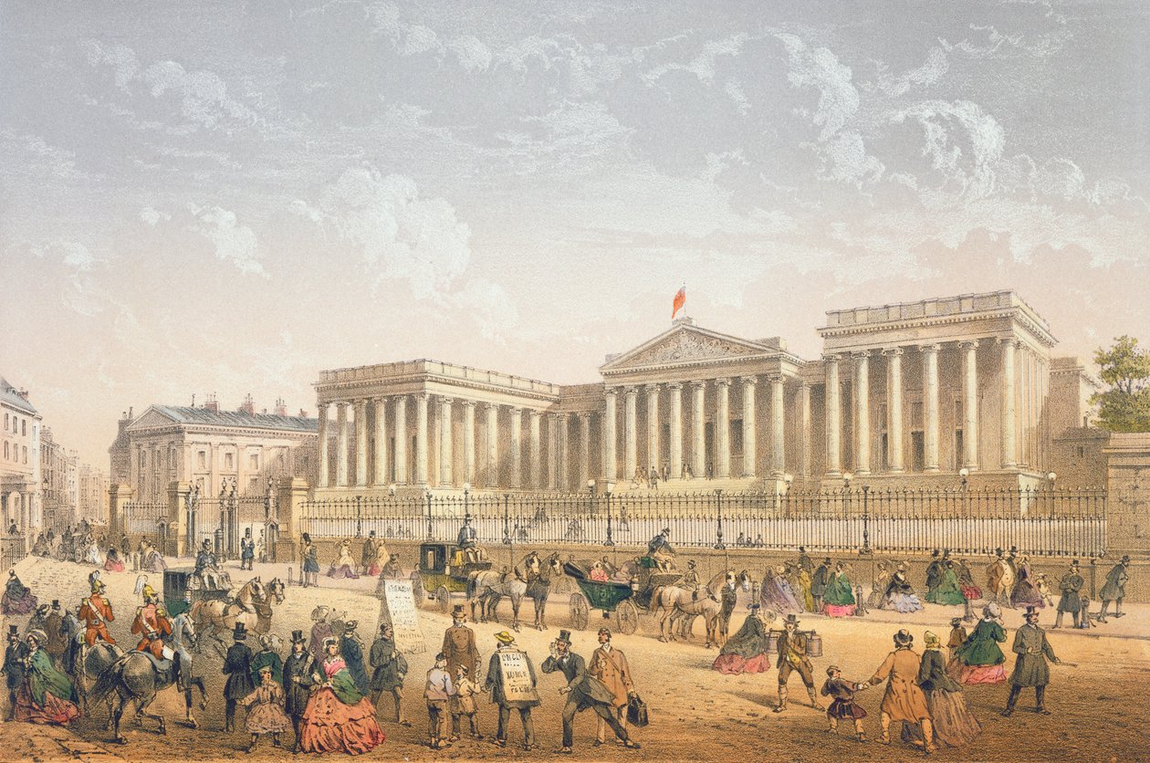 British Museum, noin 1862 tekijältä Achille Louis Martinet