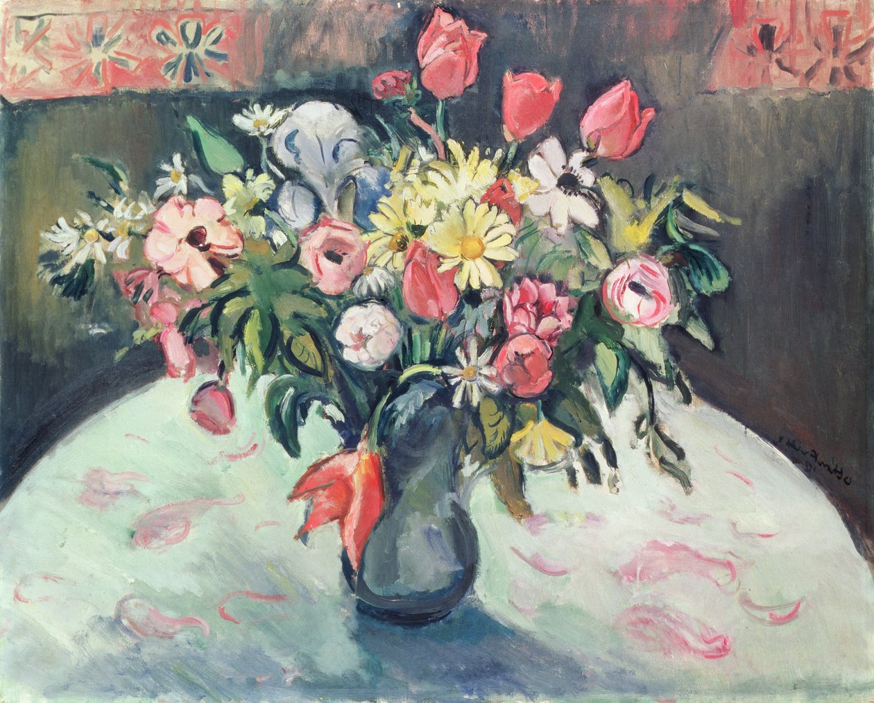Tulppaanit ja Marguerites tekijältä Achille Emile Othon Friesz