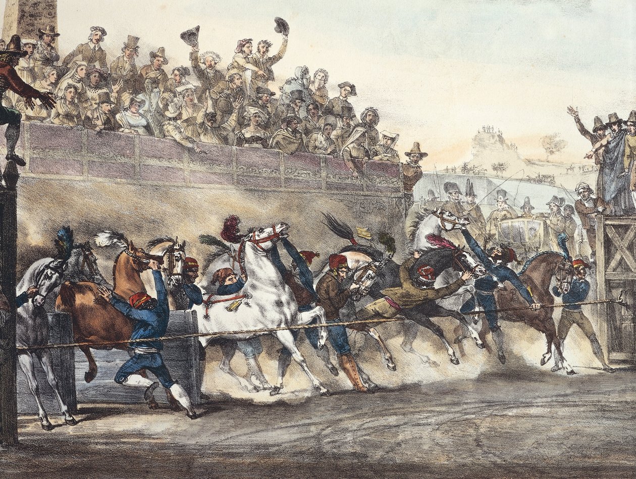 Roomalainen naamio, kirjoittanut Achille Pinelli (1809-1841). Italia tekijältä Achille Pinelli