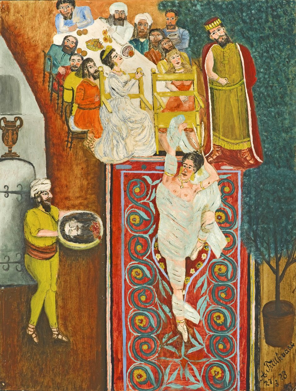 Salome und das Haupt Johannes des Taufersn tekijältä Adalbert Trillhaase