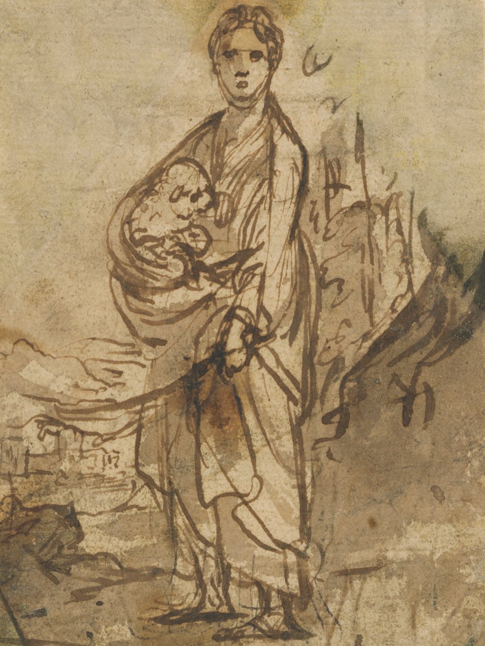 Saint Agnes tekijältä Adam Elsheimer