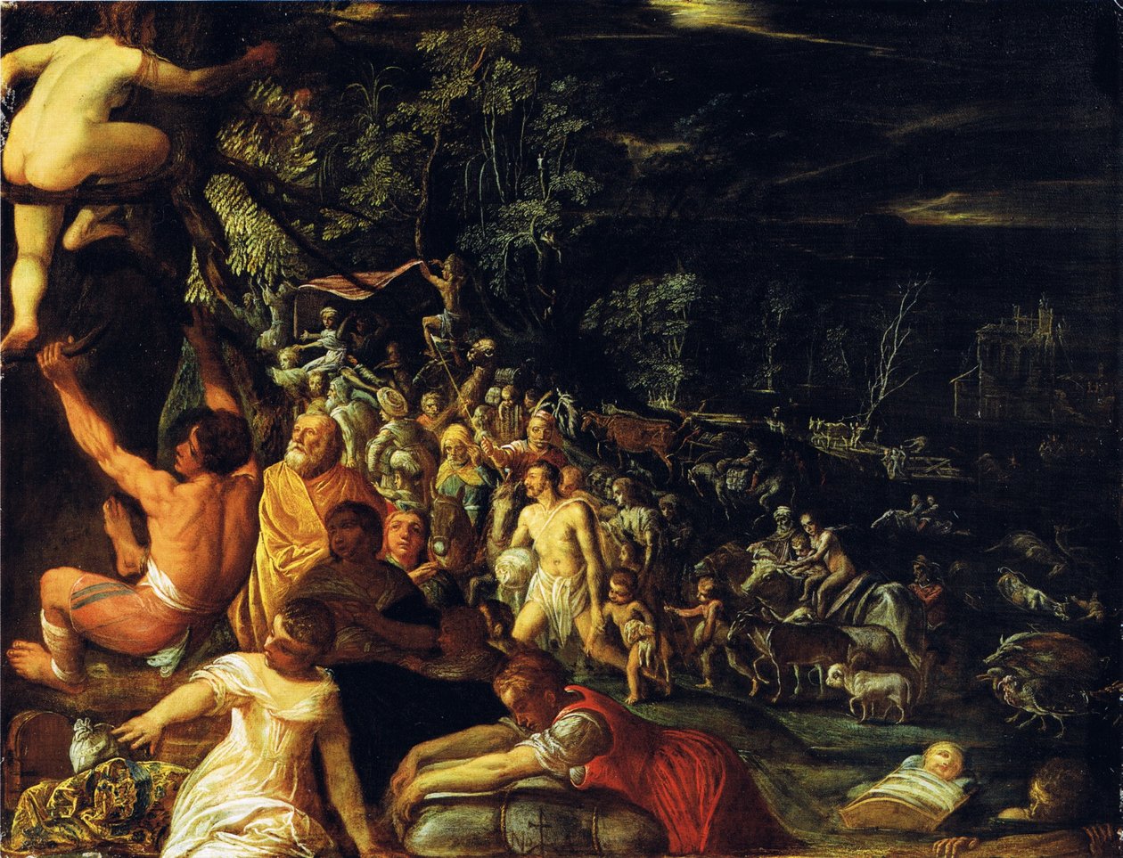 Vedenpaisumus tekijältä Adam Elsheimer