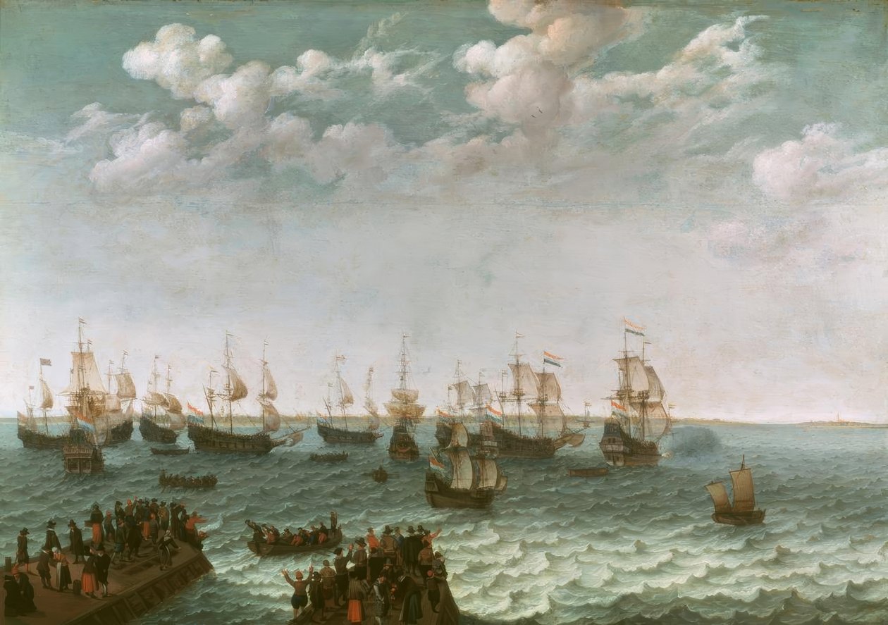 Abfahrt einer Kriegsflotte tekijältä Adam Willarts