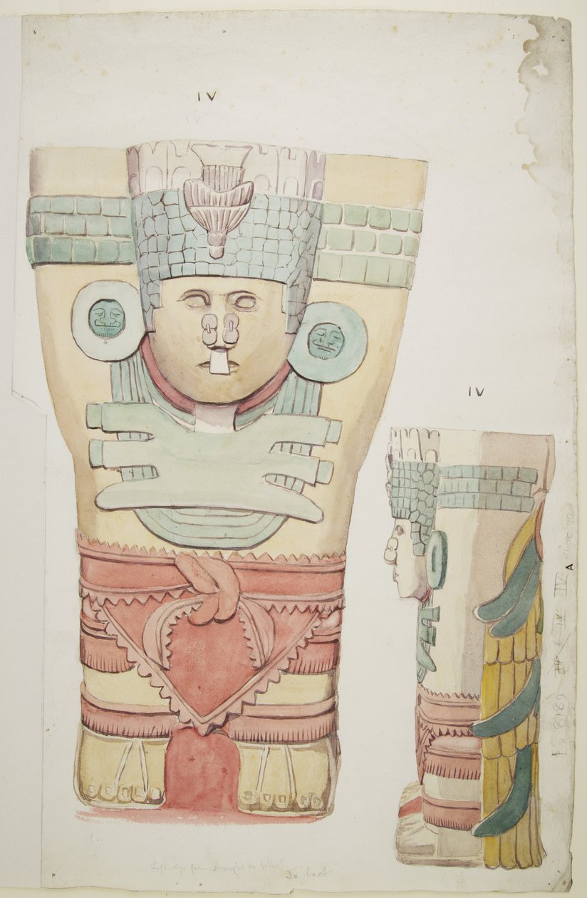 Caryatid (akvarelli) tekijältä Adela Breton